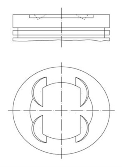 PİSTON SEGMAN STD ASTRA J-CORSA D-E MERIVA B-ADAM-AVEO 1.4 16V A/B14XER-XEL-XFL-XEJ 73.40mm