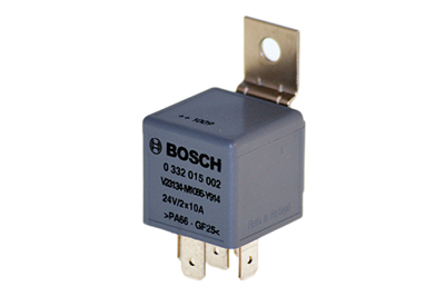 RÖLE 24 VOLT 2X10 AMPER