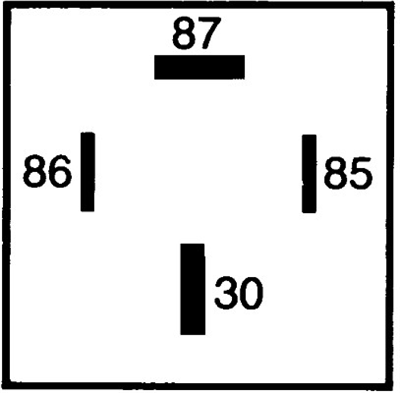 RÖLE 24V 50 AMPER [ 2 KALIN / 2 NORMAL UÇ ]