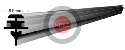 SİLECEK LASTİĞİ 680MM RLT27SLT UNIVERSAL SIRTI KALIN TELLİ 