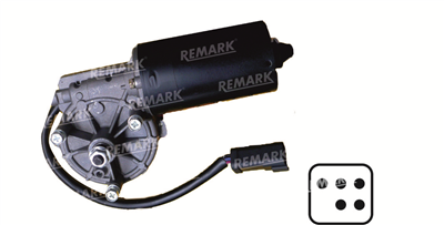 SİLECEK MOTORU 24V RSM707 SCANIA 400 420 440 480 KARE SOKETLİ 5 FİŞLİ 