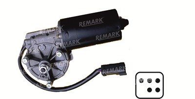 SİLECEK MOTORU 24V RSM707 SCANIA 400 420 440 480 KARE SOKETLİ 5 FİŞLİ 