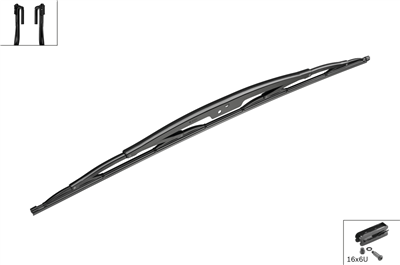 SİLECEK SÜPÜRGESİ ÖN TWIN 1000MM MERCEDES-BENZ CİTO 99=>, CONNECTO 01=>, İNTEGRO M 06=>, İNTEGRO 13=>, İNTEGRO L 06=>, TRAVEGO 99=>, TOURİSMO 95=>, İNTOURO 05=>, O 403 03=>, O 404 91-99 