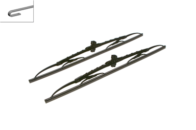 SİLECEK SÜPÜRGESİ SET ÖN 530/530MM ALFA ROMEO 164 2.0 87-98, 2.0 T.S 87-92, 2.0 TURBO 87-98, 2.0 V6 TURBO 92-98, 3.0 V6 87-92 
