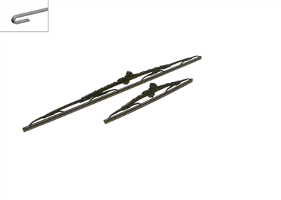SİLECEK SÜPÜRGESİ SET ÖN 650/340MM TOYOTA COROLLA 1.6 DUAL VVT-I 07-14,1.4 D-4D 13-18, HONDA JAZZ III 1.2 08=>, 1.3 I08=>, FIATSEDICI 1.9 D MJET 06-11