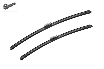 SİLECEK SÜPÜRGESİ SET ÖN AEROTWIN 530/475MM VOLKSWAGEN BORA 1.4 16V 00-05, 1.6 98-05, 1.6 16V 00-05, 1.6 FSI 02-05, 1.8 T 00-05, 2.0 98-13, 2.3 V5 00-05, 2.8 V6 99-05, 1.9 TDI 98-05 