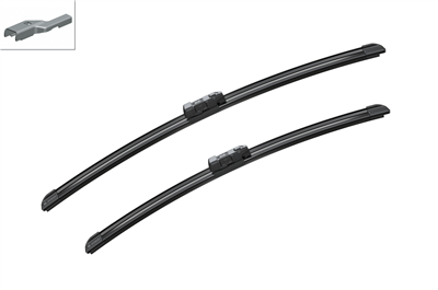 SİLECEK SÜPÜRGESİ SET ÖN AEROTWIN 530/475MM VOLKSWAGEN POLO 1.2 02-07, 1.4 FSI 02-06, 1.6 16V 06-09, 1.8 GTI 05-09, 1.4 TDI 05-09, 1.9 SDI01-09, 1.9 TDI 01-09