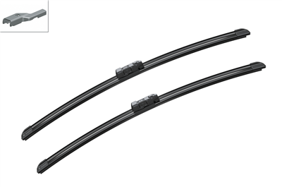SİLECEK SÜPÜRGESİ SET ÖN AEROTWIN 530/530MM SKODA FABIAII 06-14, 1.2 TSI 07-14, 1.4 07-14, 1.6 07-14, 1.2 TDI 10-14, 1.4 TDI 07-10, 1.6 TDI 10-14, 1.9 TDI 07-10