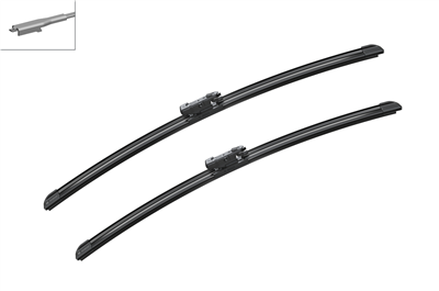 SİLECEK SÜPÜRGESİ SET ÖN AEROTWIN 550/530MM AUDI TT 1.8 TFSI 08-14, 2.0 TFSI 06-10, 2.0 TFSI QUATTRO 08-10, 2.0 TTS QUATTRO 08-14, 2.5 RS QUATTRO 09-14, 3.2 V6 QUATTRO 06-10, 2.0 TDI QUATTRO 08-14 
