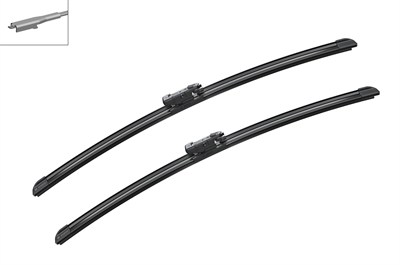 SİLECEK SÜPÜRGESİ SET ÖN AEROTWIN 550/550MM MERCEDES-BENZ SLK 200 11=>, SLK 350 11=>, SLK 250 CDI12=>, SLK 250 11=>, SLK 55 AMG 12=>, SLK 300 15=>