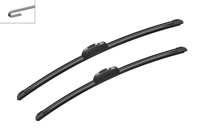 SİLECEK SÜPÜRGESİ SET ÖN AEROTWIN 550/500MM ALFA ROMEO 156 1.6 16V 97-05, 1.8 16V 97-05, 2.0 16V 00-02, 2.0 JTS V6 97-05, 3. GTA 02-05, 1.9 JTD 97-05, 2.4 JTD 97-05 