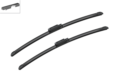 SİLECEK SÜPÜRGESİ SET ÖN AEROTWIN 555/555MM AUDI A6 2.0 TFSI 05-11, 2.4 04-08, 2.8 FSI 08-11, 3.0 QUATTRO 04-06, 3.0 TFSI QUATTRO 08-11, 3.2 FSI 04-09, 4.2 FSI QUATTRO 06-11, 2.0 TDI 04-11, 2.7 TDI 04-11, 3.0 TDI QUATTRO 04-11 