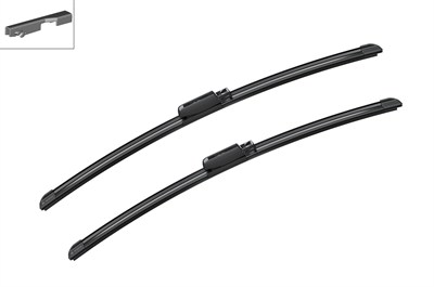SİLECEK SÜPÜRGESİ SET ÖN AEROTWIN 555/555MM AUDI A6 2.0 TFSI 05-11, 2.4 04-08, 2.8 FSI 08-11, 3.0 QUATTRO 04-06, 3.0 TFSI QUATTRO 08-11, 3.2 FSI 04-09, 4.2 FSI QUATTRO 06-11, 2.0 TDI 04-11, 2.7 TDI 04-11, 3.0 TDI QUATTRO 04-11 