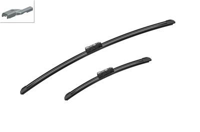 SİLECEK SÜPÜRGESİ SET ÖN AEROTWIN 600/340MM FIAT500 0.9 10=>, 1.2 07=>, 1.3 D MJET 07=>, FORD KA 1.2-1.3 TDCI 08=>, ABART 1.4 08=>