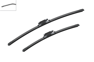 SİLECEK SÜPÜRGESİ SET ÖN AEROTWIN 600/450MM RENAULT MEGANE II HB 1.5 DCI 03-09, SEDAN 1.4 03=>, 