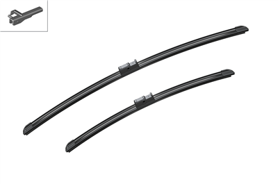 SİLECEK SÜPÜRGESİ SET ÖN AEROTWIN 600/450MM VOLKSWAGEN CADDY III VAN 1.4 04-06, 1.6 04-15, 1.6 04-15, 2.0 ECOFUEL 06-15, 1.9 TDI 05-10, 2.0 SDI04-10