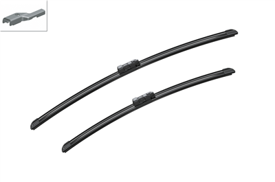 SİLECEK SÜPÜRGESİ SET ÖN AEROTWIN 600/500MM RENAULT TWİNGO II 1.2 07=>, 1.2 TCE 11=>, 1.5 DCI 08=>, BMW X5 10-13, X5 40 10-13, X6 09-14 
