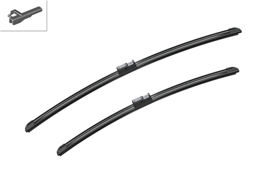 SİLECEK SÜPÜRGESİ SET ÖN AEROTWIN 600/500MM BMW X5 3.0 SI06-08, 30 İ 08-10, 35 İ 10-13, M 09-13, 4.8 06-08, 48 İ 08-10, 50 İ 10-13, 3.0 D 06-08, 30 D 08-10, 35 D 08-13, 40 D 10-13
