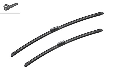 SİLECEK SÜPÜRGESİ SET ÖN AEROTWIN 600/500MM BMW X5 3.0 SI06-08, 30 İ 08-10, 35 İ 10-13, M 09-13, 4.8 06-08, 48 İ 08-10, 50 İ 10-13, 3.0 D 06-08, 30 D 08-10, 35 D 08-13, 40 D 10-13