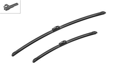 SİLECEK SÜPÜRGESİ SET ÖN AEROTWIN 650/450MM BMW 5 520-523-525-528-530-535-550 I 11-16 