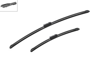 SİLECEK SÜPÜRGESİ SET ÖN AEROTWIN 650/400MM SEAT LEON 1.4 TSI 12=>, 1.5 TSI 18=>, 1.8 TSI 13=>, 1.6 TDI 12=>, 2.0 TDI 12=> 