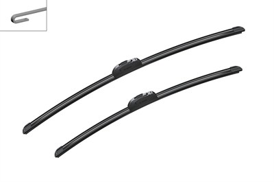 SİLECEK SÜPÜRGESİ SET ÖN AEROTWIN 650/550MM FORD TRANSIT 2.0 DI00-06, 2.0 TDCI 02-06, 2.3 16V 00-06, 2.4 Dİ 00-06, 2.4 TDE 04-06, 2.4 TDCI 04-06, 2.2 TDCI 06-14
