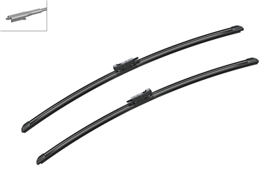 SİLECEK SÜPÜRGESİ SET ÖN AEROTWIN 650/650MM SEAT LEON 1.2 TSI 10-12, 1.4 16V 06-12, 1.4 TSI 07-12, 1.6 05-12, 1.8 TSI 07-12, 2.0 FSI 05-10, 2.0 TFSI 05-12, 1.6 TDI 10-12, 1.9 TDI 05-10, 2.0 TDI 05-10 