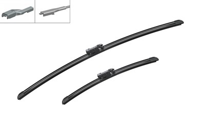 SİLECEK SÜPÜRGESİ SET ÖN AEROTWIN MULTICLIP 650/380MM FIATLINEA 1.3 JTD MJET 06=>, 1.3 D MJET 07=>, 1.4 07=>, 1.6 D MJET 09=>, OPEL CORSA D 1.0 06-14, 1.2 06-14, 1.4 12-14, 1.6 TURBO 06-14, 1.3 CDTI 06-14, 1.7 CDTI 06-14, FORD FIESTA VI 1.25 08=>, 1.