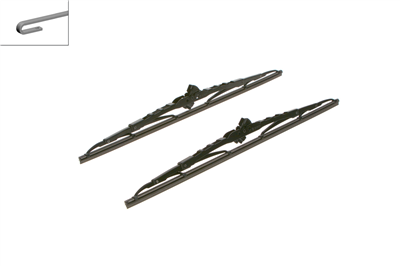 SİLECEK SÜPÜRGESİ SET ÖN ECO 450/450MM TELLİ TİP ÜNİVERSAL 