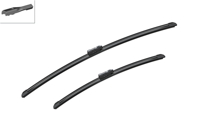 SİLECEK SÜPÜRGESİ SET ÖN MUZ TİPİ AEROTWIN 650/475MM AUDI A3 1.2 TFSI 13=> 