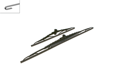 SİLECEK SÜPÜRGESİ SET ÖN TWIN RÜZGARLIKLI 650/400MM PEUGEOT 206 HB 1.1 98-00, 1.1 I98-07, 1.4 I 98-12, 1.4 16V 03-08, 1.6 I 98-00, 1.6 16V 00-09, 2.0 S16 99-07, 1.6 HDI 04-07, 1.9 98-01, 2.0 HDI 99-09
