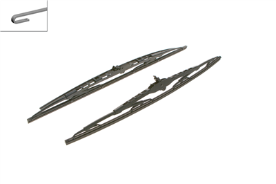 SİLECEK SÜPÜRGESİ SET ÖN TWIN RÜZGARLIKLI 530/530MM AUDI A4 1.6-1.8 94-00, 2.7 97-00, 2.8 99-00, 1.9 TDI 95-00, 2.5 TDI 97-00 