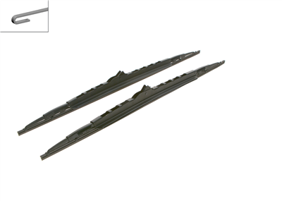 SİLECEK SÜPÜRGESİ SET ÖN TWIN RÜZGARLIKLI 680/680MM MERCEDES-BENZ S SERİSİ S 320 CDI99-02, S 280 98-05, S 430 98-05, S 500 98-03