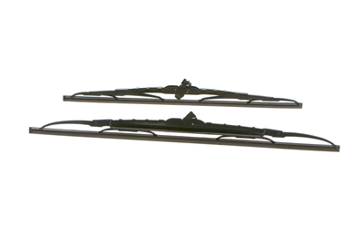 SİLECEK SÜPÜRGESİ SET ÖN TWIN RÜZGARLIKLI 530/450MM VOLKSWAGEN CADDY II 1.4 95-04, 1.6 95-97, RENAULT CLIO II 1.2 16V 01=>, 1.4 98-05, 1.6 98-05, 2.0 16V SPORT 04=> 