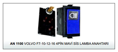 SİS LAMBASI ANAHTARIAN11004 PİN VOLVO F7-F10-F12-F16