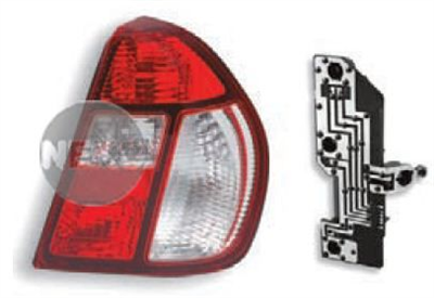 STOP LAMBASI SAĞ DUYSUZ RENAULT CLIO SYMBOL 01-04 BEYAZ SİNYALLİ 