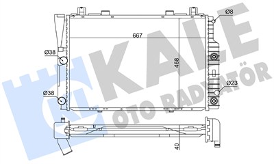 SU RADYATÖRÜ AL/PL/BRZ 300 SE-300 SEL -S 320-S 280 667x468x42 
