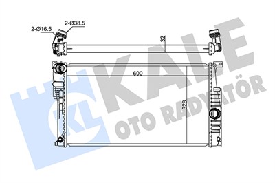 SU RADYATÖRÜ AL/PL/BRZ BMW 1, 2, 3, 4 