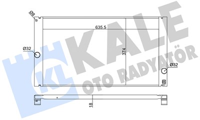 SU RADYATÖRÜ AL/PL/BRZ C30, C70 II, S40 II, V50 