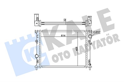 SU RADYATÖRÜ AL/PL/BRZ CHRYSLER 300 C 2.7-3.5 04-12, 5.7 04-08, 6.1 SRT8 05-12, LANCIA 