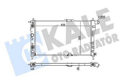 SU RADYATÖRÜ AL/PL/BRZ DAEWOO CIELO 1.5 95-97 