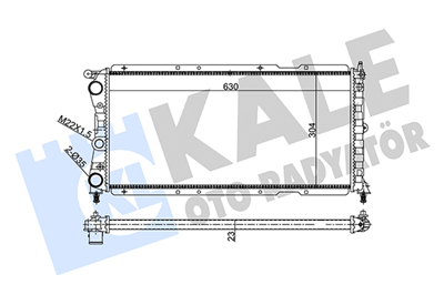 SU RADYATÖRÜ AL/PL/BRZ FIAT PUNTO 1.7 TD 93=> 