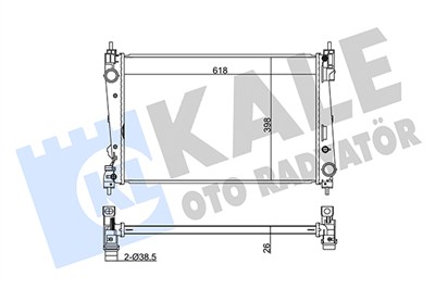 SU RADYATÖRÜ AL/PL/BRZ FIAT PUNTO, BRAVO, OPEL CORSA D 1.3 JTD, 1.7 CDTI 