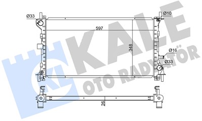 SU RADYATÖRÜ AL/PL/BRZ FORD FOCUS 2.0 98=> 