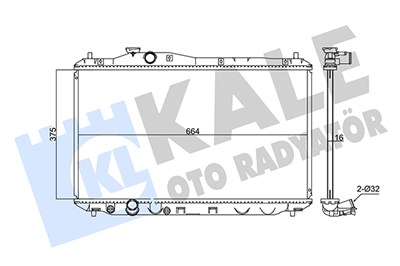 SU RADYATÖRÜ AL/PL/BRZ HONDA CIVIC IX (MT) 
