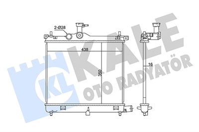 SU RADYATÖRÜ AL/PL/BRZ HYUNDAI I10 1.0 11-17, 1.2 08-11 