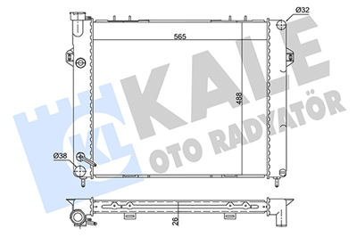 SU RADYATÖRÜ AL/PL/BRZ JEEP GRAND CHEROKEE 4.0 I 4X4 91-99 