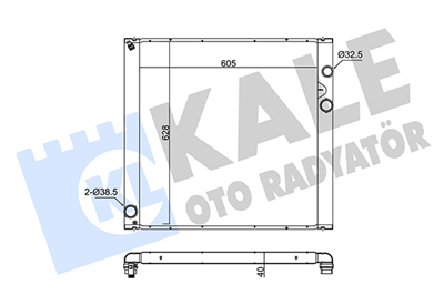 SU RADYATÖRÜ AL/PL/BRZ LAND ROVER RANGE ROVER III 4.2-4.4 4X4 05-12 