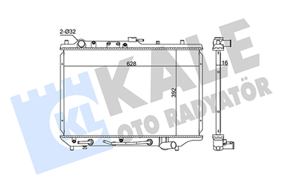 SU RADYATÖRÜ AL/PL/BRZ MAZDA 323 C IV 1.6 89-91, 1.6 16V 91-94, 1.8 16V 89-94 