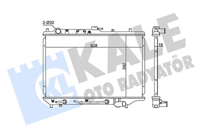 SU RADYATÖRÜ AL/PL/BRZ MAZDA 323 C IV 1.6 89-91, 1.6 16V 91-94, 1.8 16V 89-94 